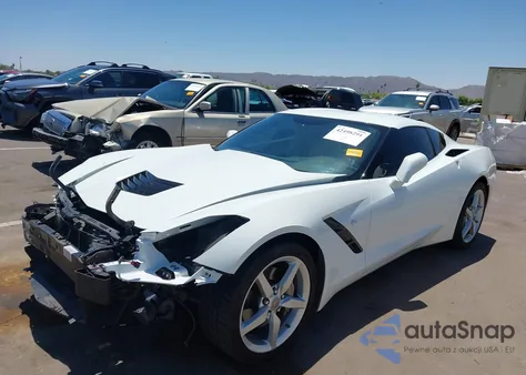 2015 Chevrolet Corvette Stingray 1Lt из США, поврежденный, VIN 1G1YB2D75F5123362